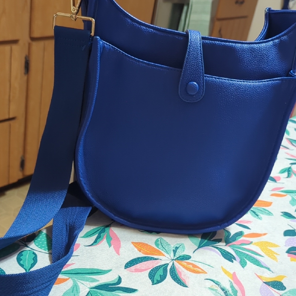 Chic Royal Blue Crossbody Bag